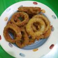 Cooksnap dari Zindi Ziya untuk resep Onion rings a.k.a bawang bombay goreng tepung