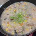 Sandy 的 【鵝油香菇芋頭粥】 好粥到！完美稠度的鵝油芋頭粥，一鍋到底簡單又方便 cooksnap