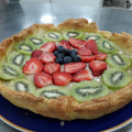 El cooksnap de María Victoria Carratalá Baeza cuando hizo Tarta de fruta y crema (vegana).