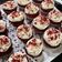 El cooksnap de Carla Zivillica Molina cuando hizo Cupcakes red velvet con crema de queso.