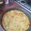 El cooksnap de Martin Peña cuando hizo Tarta de cebolla y queso.