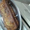 El cooksnap de Estela cuando hizo Budín de manzanas con cobertura de chocolate y canela.