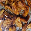 El cooksnap de Fitcat_danny cuando hizo Patatas Deluxe al horno y su salsita.