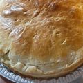 El cooksnap de Isi Gonza cuando hizo Tarta de acelga con jamón, queso y huevo duro.
