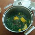 Cooksnap dari Ibu Ajam untuk resep Sayur Bayam Wortel Bening