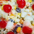 El cooksnap de Monica Jay Cadavid cuando hizo Ensalada dulce de manzana piña y almendras.