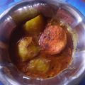 Kanta devi का कुकस्नैप जब उन्होंने अंडा कड़ी (anda kadhi recipe in hindi) बनाया था।