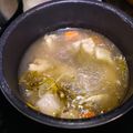 El cooksnap de Zaida TC @alquimiasfood cuando hizo Caldo de carne y pollo en la Crockpot (12 horas).