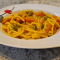 El cooksnap de Ptega cuando hizo Fideuá de verduras.