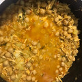 El cooksnap de Alexis ureña cuando hizo Pollo con garbanzos y papa.