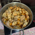 El cooksnap de asousar cuando hizo Conejo al ajillo.