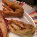 El cooksnap de Rocio Garcia Angel cuando hizo Flores de Calabacín fritas.