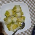 Cooksnap dari yati untuk resep Tahu kukus sawi putih