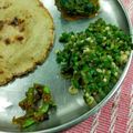Darshana Patel's cooksnap of when they made Green Garlic cubes.
