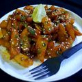 Marwadi Kitchen ( Manisha Agrawal ) का कुकस्नैप जब उन्होंने हनी चिल्ली पोटैटो honey chilli potato recepie in hindi) बनाया था।