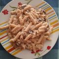 El cooksnap de Carlos Juanatey cuando hizo Macarrones cremosos con champiñones y queso fundido.
