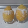 El cooksnap de mony cuando hizo Limón helado relleno, helado de limón.