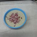 El cooksnap de AnaGurumi cuando hizo Crema de puerro y champiñones con Gorgonzola.