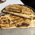 El cooksnap de Karina Borges cuando hizo Tortilla a la parrilla rellena.