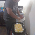 El cooksnap de Gigi Llerena cuando hizo Lasaña de salchichas y queso.