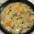 Bettike Adrienn Farkas Cooksnap-ja, amikor elkészítette a(z) Tárkonyos-tejfölös húsgombócleves egyszerűen receptet.