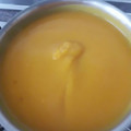 El cooksnap de esperanza cuando hizo Crema de calabaza.