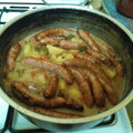 El cooksnap de La cocina de Marisol cuando hizo Salchichas guisadas.