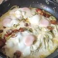 El cooksnap de PABLO LLINARES cuando hizo Sartenada de espaguetis de calabacín y huevos con pesto.
