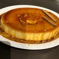 El cooksnap de Vanessa Vazquez cuando hizo Flan de queso y leche condensada.