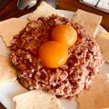 El cooksnap de Begoña Garteizaurrekoa cuando hizo Tartar de fuet.