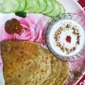 Bisakha Dey's cooksnap of when they made পরটা  ও কুমড়োর তরকারি (porota kumror torkari recipe in Bengali).