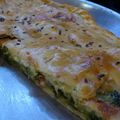 El cooksnap de Delia Marchioni cuando hizo Tarta de brócoli y salsa blanca.