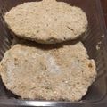 El cooksnap de Miriam R. Tejerina cuando hizo Milanesas de soja.