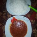 Umman Amir And Minaal 🎂🍜🍝's cooksnap of when they made White rice and stew.