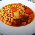 El cooksnap de Sarandonga cuando hizo Garbanzos con chorizo.