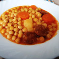 El cooksnap de Sarandonga cuando hizo Garbanzos con chorizo.