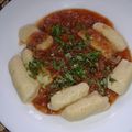 El cooksnap de Johana Lorena cuando hizo Ñoquis con salsa bolognesa.