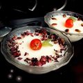 صورة من 🍓💞مطبخ ام ندى اماني🍓💞، شاركها بعد تجربة وصفة مهلبية بذوق الخوخ 🍑🍑🍑