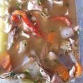 El cooksnap de Paola Gallo cuando hizo Escabeche de gallina casero.