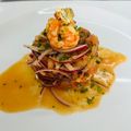 El cooksnap de Pau Valentina cuando hizo Ceviche de salmón.