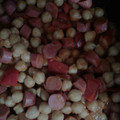 El cooksnap de Vicenta cuando hizo Garbanzos con curry y salchichas frankfurt.