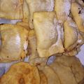 El cooksnap de Karina Correa cuando hizo Pasteles hojaldrados y tortas fritas con una sola masa.