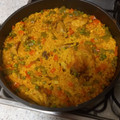 El cooksnap de Jose cuando hizo Arroz con conejo.