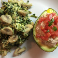 El cooksnap de Melina Di Rosa cuando hizo Palta mayo rellena.