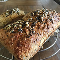 El cooksnap de Alicia Yunis cuando hizo Pan Integral con semillas. Receta mejorada!.