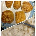 El cooksnap de Lorena Gonzalez cuando hizo Tortitas de coliflor con queso fresco o ricotta, sin gluten.