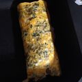 El cooksnap de Silvana Morales cuando hizo Omelette de acelga relleno de jamón y queso.