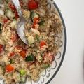 El cooksnap de poramoralhambre cuando hizo Tabuleh de quinoa.