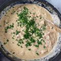 El cooksnap de Silvia Machado cuando hizo Strogonoff de pollo.