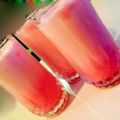 Chhaya Vipul Agarwal's cooksnap of when they made Strawberry thandai.